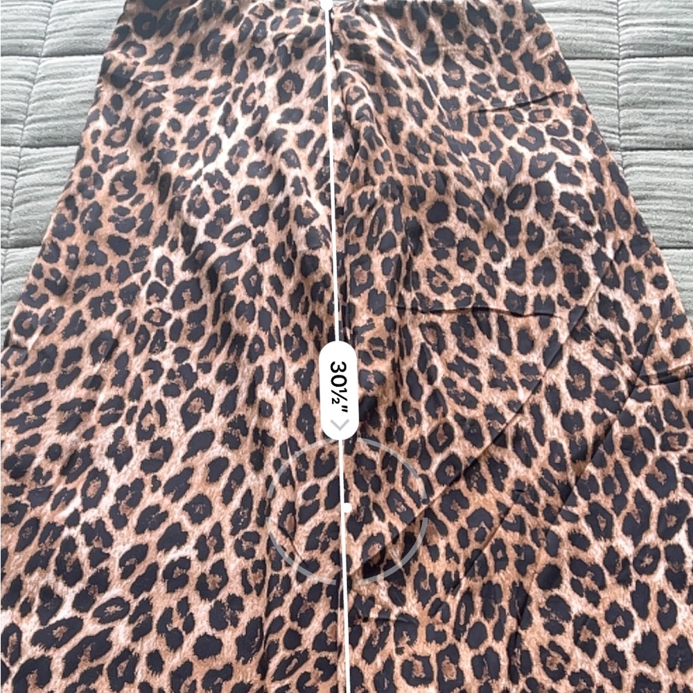 Leopard Print Midi Skirt - Picture 9 of 9
